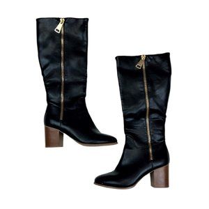 SUGAR Chunky Heel Tall Boots *EUC* (Size 9.5)